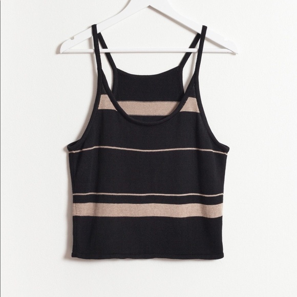 NWOT Osei-Duro Mallam Racer Tank in Stripe Medium - Picture 1 of 3